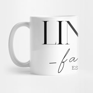 Linda Family EST. 2020, Surname, Linda Mug